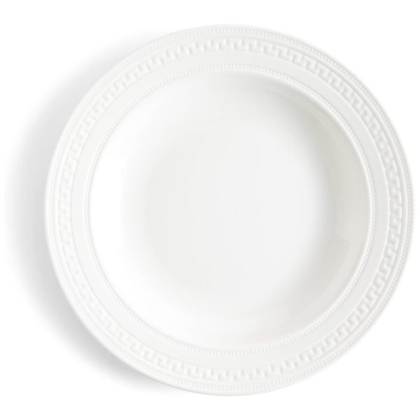 ectqar516y200b_0 jpg - Prato Fundo para Sopa de 22 cm, Estilo Moderno com Formato Redondo e Material de Porcelana, Wedgwood, Branco