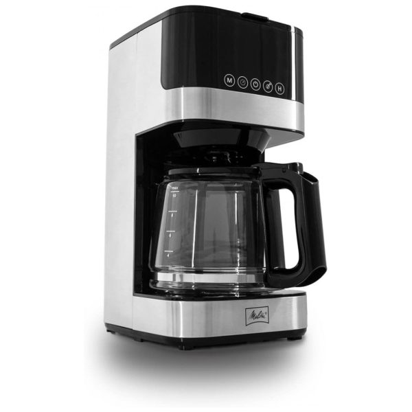 ectqb14wtdq90b_0 jpg - Cafeteira Elétrica Programável 2.4L em Aço Inoxidável, 110v, MELITTA, Prateado