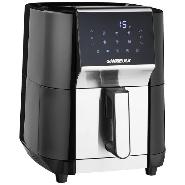 ectqb35jqyw80b_0-1 jpg - Fritadeira Elétrica Air Fryer, Capacidade 7L com Painel Digital, 1700W, 110v, GOWISE USA GW22971, Preto