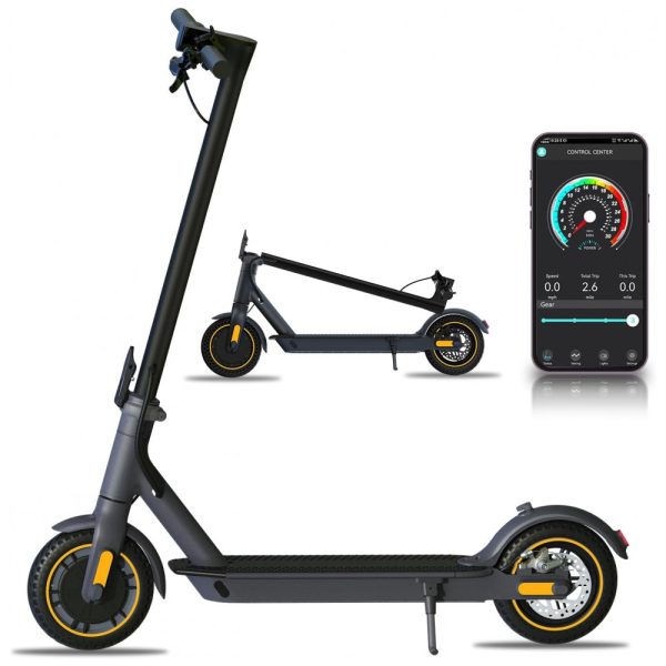 ectqbnglnxn90b_0 jpg - Patinete Elétrico Scooter 30 kmh, para até 100 kg e Maiores de 13 Anos, 1PLUS CS 518, Preto