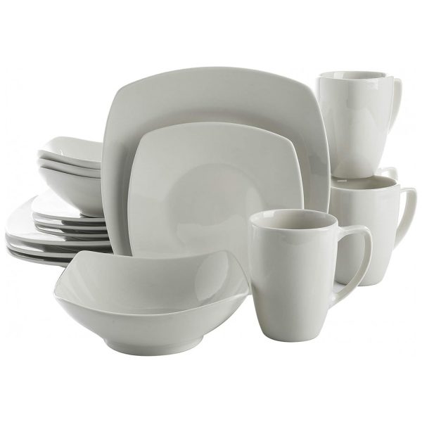 ectqcc54da810b_0 jpg - Aparelho de Jantar com 16 Peças em Porcelana Serve 4 Pessoas, Gibson Home Zen, Branco