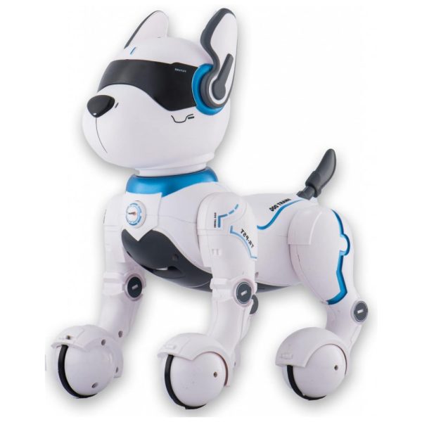 ectqcd5tp6g80b_0 jpg - Robô Cão com 7 Funções de Controle Remoto, Canta e Dança, Recarregável, Idade 3, TOP RACE, Branco