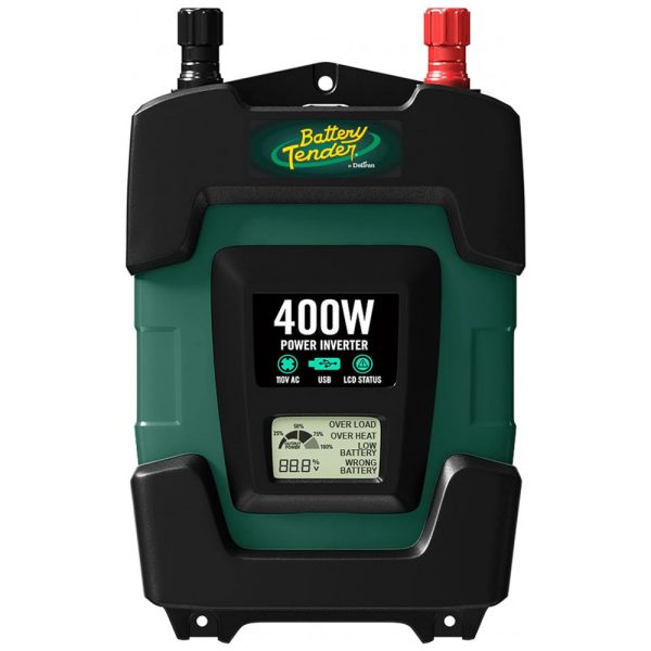 ectqch959b270b_0 jpg - Inversor de Potência Automotivo 400W, 2 portas USB, BATTERY TENDER 026 0003 DL WH, Verde