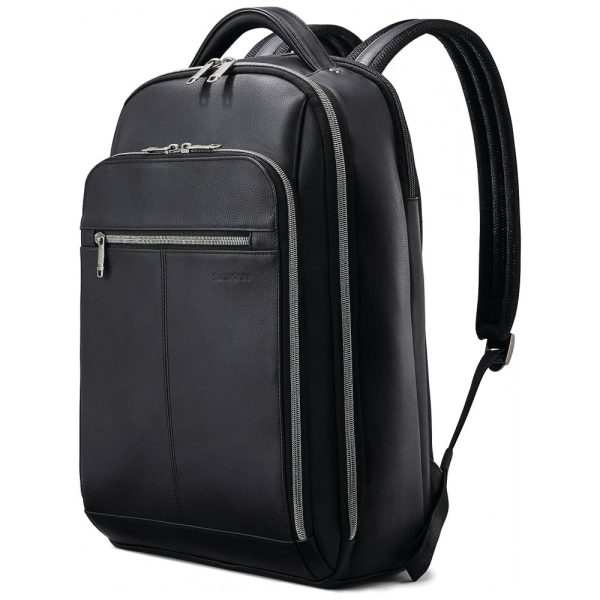 ectqckx1vlx70b_0 jpg - Mochila Clássica de Couro para Laptop, SAMSONITE 126037 1041, Preto