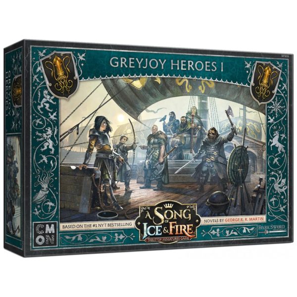 ectqdn1582z80b_0 jpg - Jogo de Estratégia Greyjoy Heroes I, 1 a 4 Jogadores, Para Maiores de 14 Anos, CMON SIF909, Preto