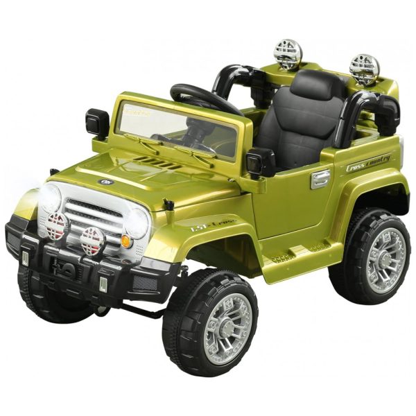 ectqdqd8lq670b_0 jpg - Carrinho, Carro Elétrico, 1 lugar, 12V, com controle remoto, USB MP3, 3 km por hora, 2 a 6 anos, AOSOM, Verde