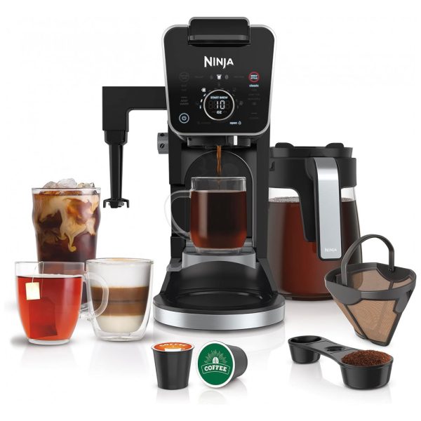 ectqdxn3nsbb0b_0 jpg - Sistema de Máquina de Café Expresso Ninja CFP307 DualBrew até 12 Xicaras, 110V