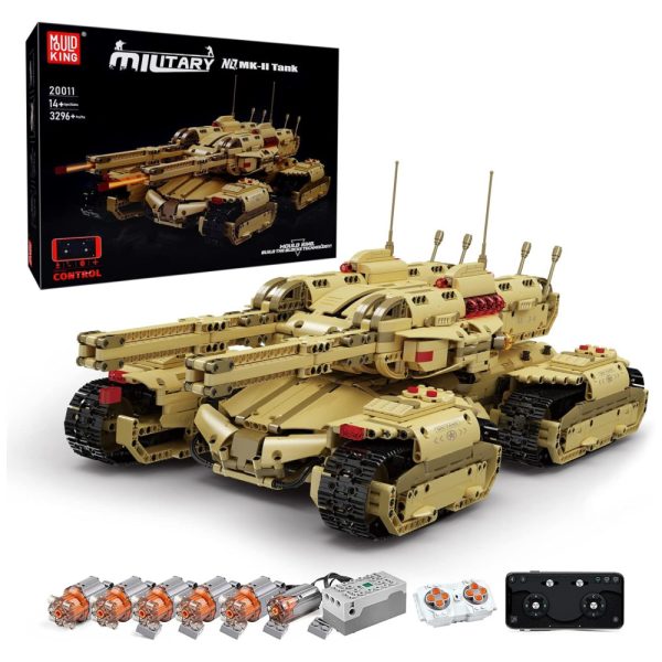 ectqdz5s5kx90b_0 jpg - Kit de Construção Tanque Militar Mamute com 3296 Peças e Controle Remoto para Crianças e Adultos, Mould King, Marrom