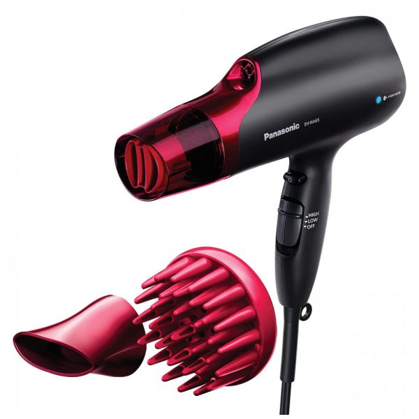 ectqed3c2hj00b_0-1 jpg - Secador de Cabelo Profissional com 3 Acessórios, 110v, PANASONIC EH NA65 K, Preto