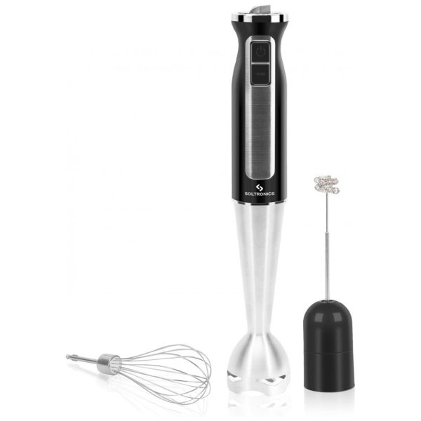 ectqffp82rj80b_0 jpg - Mixer 3 em 1 com 8 Velocidades e Acessórios, 500W, 110v, SOLTRONICS 3 in 1 Hand Blender, Preto