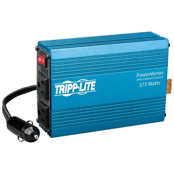 ectqfo0ia0000b_0 jpg - Inversor de Potência Automotivo 375W, 2 Tomadas, TRIPP LITE PV375, Azul