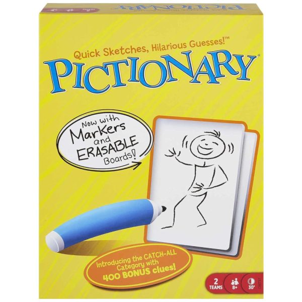 ectqghftlts70b_0 jpg - Jogo de Desenhos Pictionary para Adultos, Desenhe e Adivinhe o Caminho até a Linha de Chegada, para 4 Jogadores, Mattel GMT97