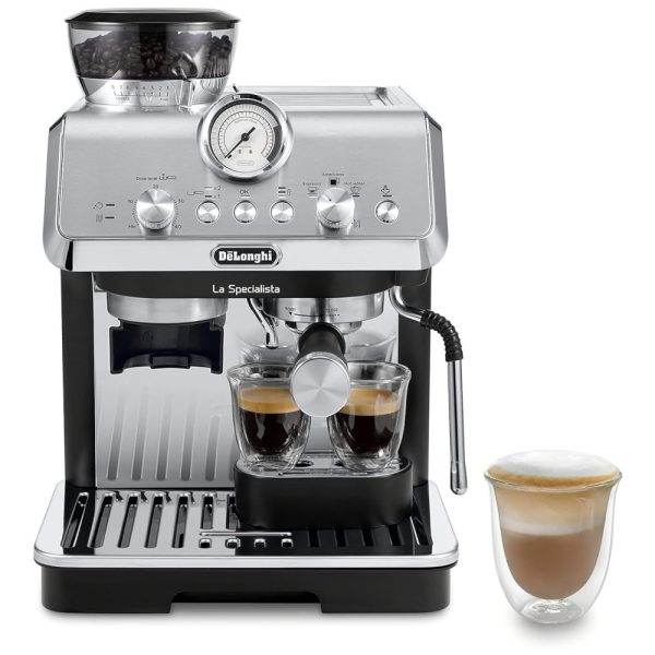 ectqgym9ty990b_0 jpg - Cafeteira Elétrica Expresso 1L, Aço Inox, 110v, DELONGHI EC9155MB, Prateado