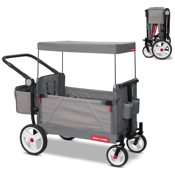 ectqhnxq7q480b_0 jpg - Carrinho de Bebê e Passeio Dobrável e Multifuncional, Peso Máximo 54 kg, RADIO FLYER 3971Z, Cinza