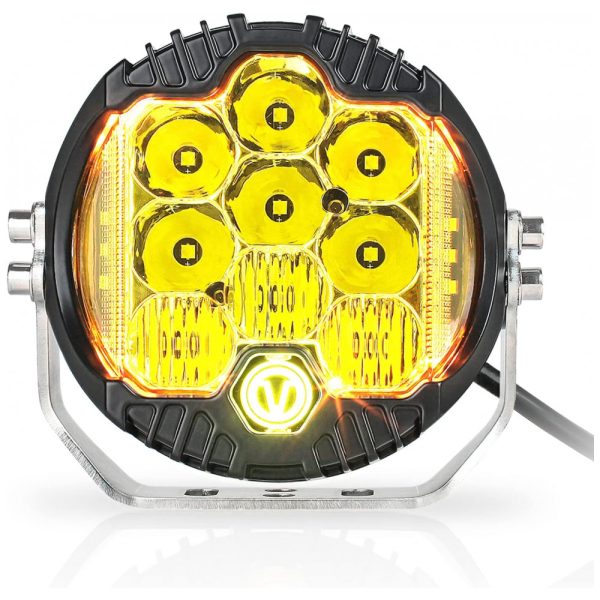 ectqhxff4lrb0b_0-1 jpg - Farol de Milha OFF Road Luz Âmbar 50W Veículos 4X4 1 Par para Jeep, Trucks e UTV, XYY