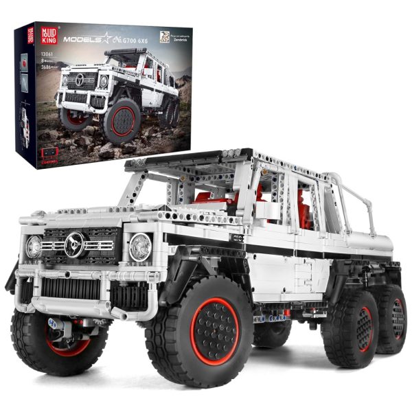 ectqjbknfkf90b_0 jpg - Kit de Construção Picape Off Road 6x6 com 3686 Peças e Controle Remoto por APP para Crianças e Adultos, Mould King, Branca