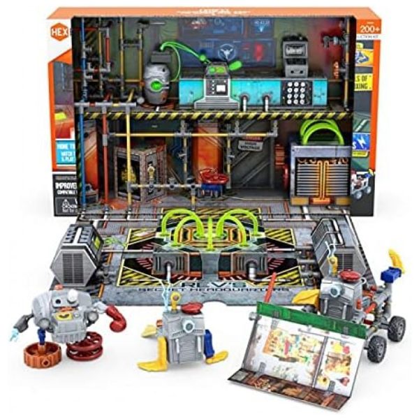 ectqk61xqbb90b_0-1 jpg - Kit de Construção Fábrica Sede Secreta com mais de 200 Peças para Maiores de 5 Anos, HEXBUG