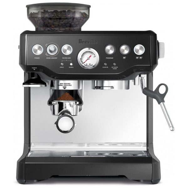 ectqk7674sd00b_0 jpg - Cafeteira Elétrica Expresso 2L com Moedor de Grãos, 1600W, 110v, BREVILLE BES870BSXL, Preto