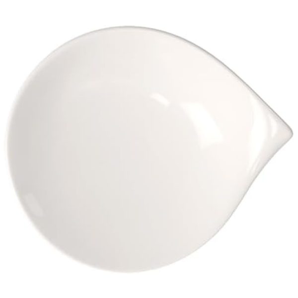 ectqk8adxg000b_0 jpg - Prato para Salada ou Aperitivo, Mais Elegância em Sua Mesa com Estilo Moderno, Formato Curvo e Material de Porcelana, Villeroy Boch, Branco