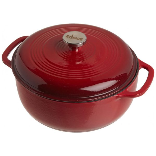 ectqkb105n000b_0 jpg - EC6D43 Panela de Ferro Fundido 6 Litros Forno Holandês Esmaltado e Antiaderente, LODGE EC6D43PLT, Vermelho