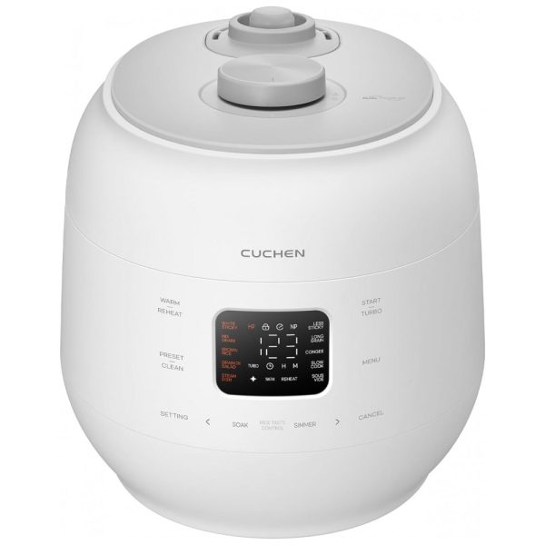 ectqkbvt37cc0b_0 jpg - Panela de Arroz 1,8L com Dupla Pressão e Limpeza Automática a Vapor, Cuchen CRS FWK0640WUS, Branca