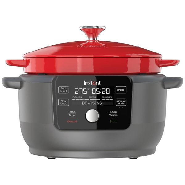 ectqkkdr9h690b_0 jpg - Panela Elétrica 5 em 1, Capacidade 6L Programável, 1500W, 110v, INSTANT POT 140 0038 01, Vermelho