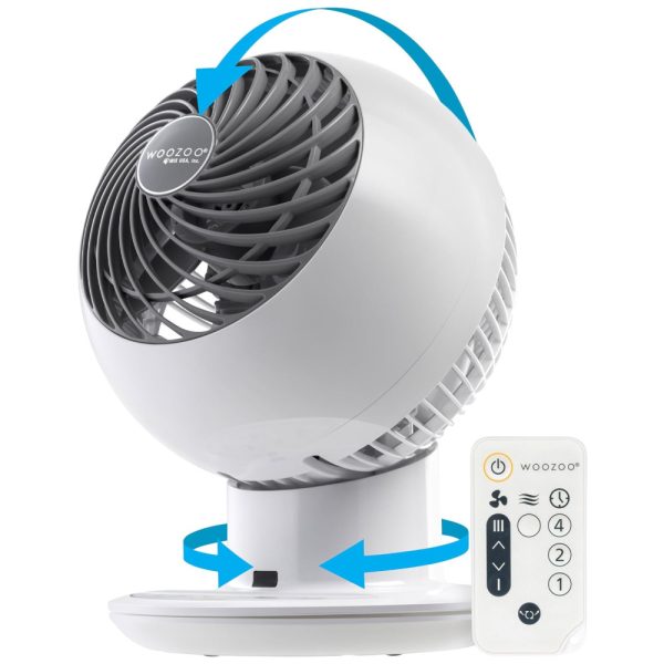 ectqkqq74b580b_0 jpg - Ventilador de Mesa 29 cm de Altura com Controle Remoto, Distância Máxima do Ar 24 Metros, 5 Velocidades e Inclinação Ajustável de 90 , 110V 60W, IRIS, Branco