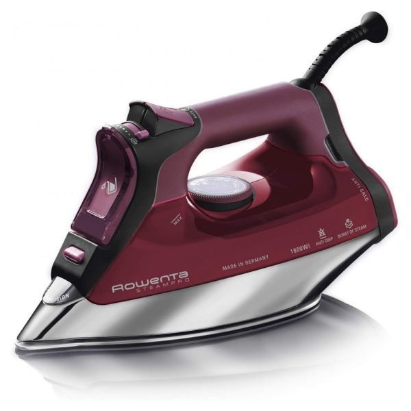 ectqksjl1rw80b_0-1 jpg - Ferro de Passar a Vapor, com Desligamento Automático, 1800W, 110W, ROWENTA DW8193U5, Vermelho