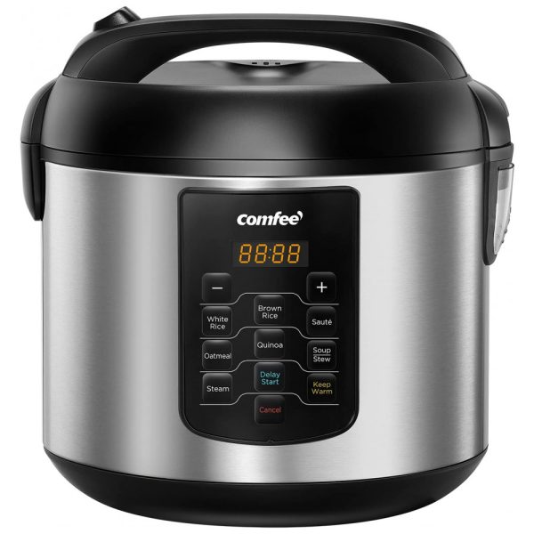 ectql3gb87890b_0-1 jpg - Panela de Arroz Elétrica 5.2L Multifuncional com 8 Configurações e Desligamento Automático, , 110v, COMFEE CRS5010BS, Prateado