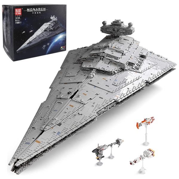 ectqm1pfvmj90b_0 jpg - Kit de Construção Super Star Destroyer Imperial Class com 11885 Peças para Crianças e Adultos, Mould King, Cinza