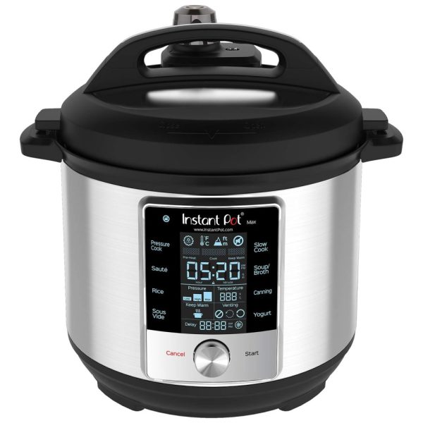 ectqmrgy9t770b_0 jpg - Panela de Pressão Elétrica Capacidade 5.6L 15psi 1100W, INSTANT POT Max 60, Prateado