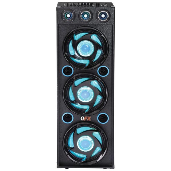 ectqnq3l17y90b_0 jpg - Caixa de Som etooth Portatil com Luzes LED, QFX SBX 412300BT BLU, Azul