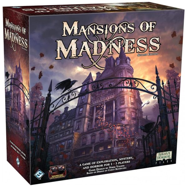 ectqoc6bn4j10b_0 jpg - Jogo de Estratégia Mansions of Madness 2 Edição 1 a 5 Jogadores, Para Maiores de 14 Anos, FANTASY FLIGHT GAMES MAD20, Preto