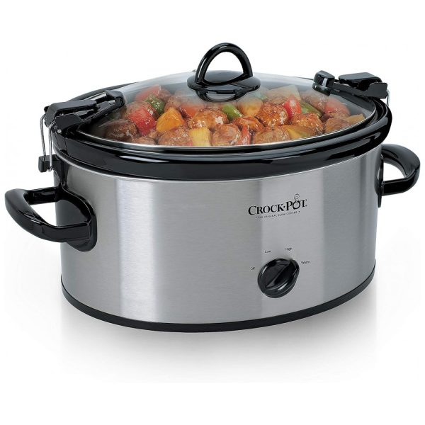 ectqoup6fh300b_0-2 jpg - Panela Elétrica Multifuncional 6L, Aço Inoxidável com Controle de Temperatura, 1800W, 110V, CROCK POT SCCPVL600 S, Prateado