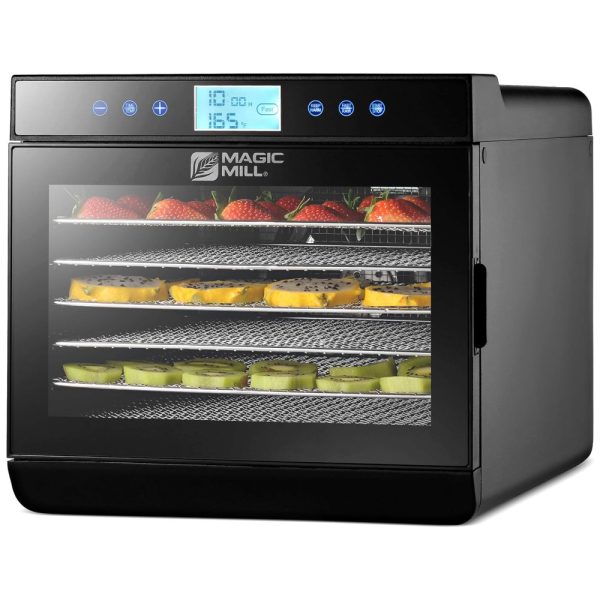 ectqpqjz4lm70b_0 jpg - Desidratador de Alimentos, Digital, 7 Bandejas, 110v, MAGIC MILL MFD 7100, Preto