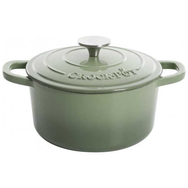 ectqq18zsz480b_0-1 jpg - Panela de Ferro Fundido 7 Litros Forno Holandês Esmaltado e Antiaderente, CROCK POT 125296.02r, Verde