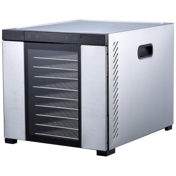 ectqq1rn7v770b_0 jpg - Desidratador de Alimentos 10Tray 1000 W, SAMSON BRANDS SB1010SS, Prateado