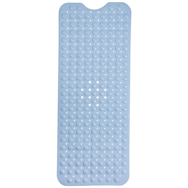 ectqq63kkdd80b_0 jpg - Tapete de Banheira Antiderrapante 101 x 40 cm, ENKOSI Bath Mat, Azul Claro