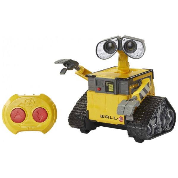 ectqq7kj7ty70b_0-1 jpg - Robô WALL E Disney and com Controle Remoto para Crianças de 4 Anos ou Mais, MATTEL PIXAR GPN30, Amarelo