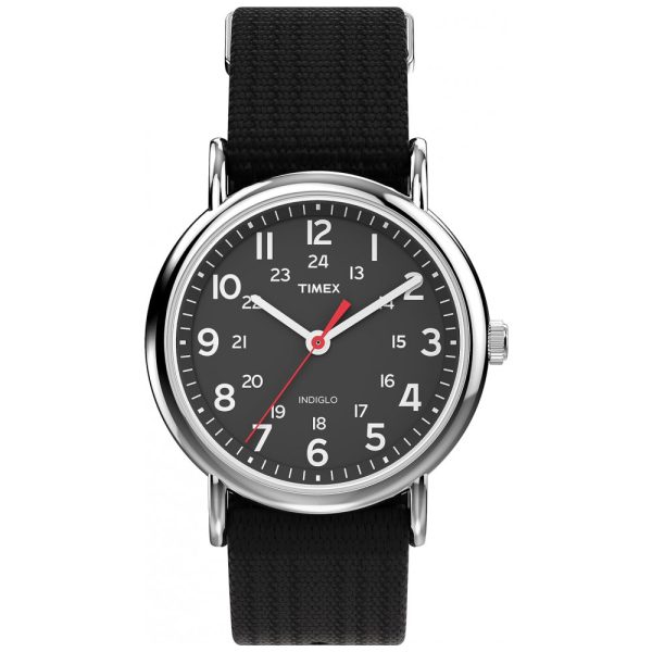 ectqqcg9rv400b_0 jpg - Relógio Unissex Analógico com Pulseira de Nylon, Timex T2N647, Preto