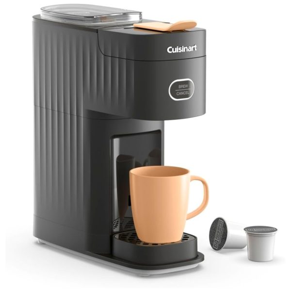 ectqqdk8n4wc0b_0 jpg - Maquina de Café de Dose Única com Desligamento Automático, 110V, Cuisinart Soho SS 7BK, Preta