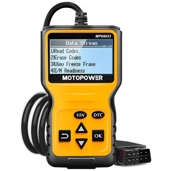 ectqrd7bh3z70b_0 jpg - Scanner Automotivo Profissional com Diagnóstico OBD2, 12V, MOTOPOWER MP69033, Amarelo