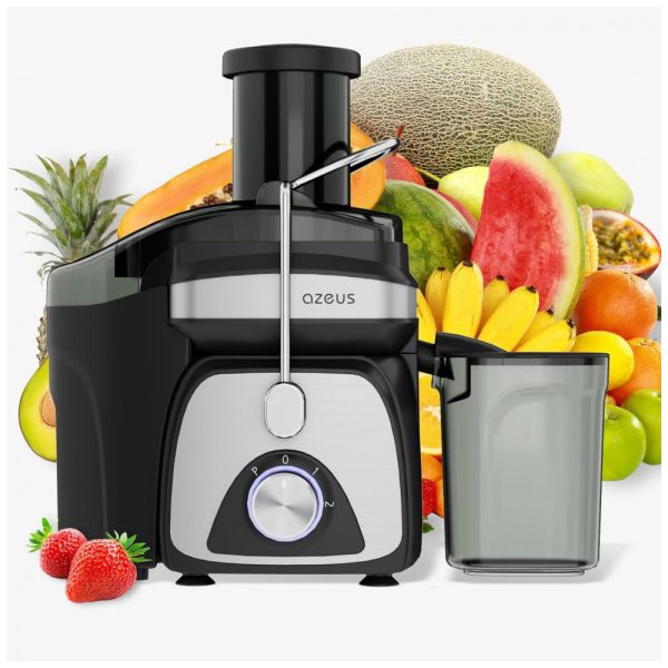 ectqs7x2l1z70b_0 jpg - Centrífuga de Frutas com 2 Velocidades, Aço Inoxidável, 110v, AZEUS EJ01C, Cinza