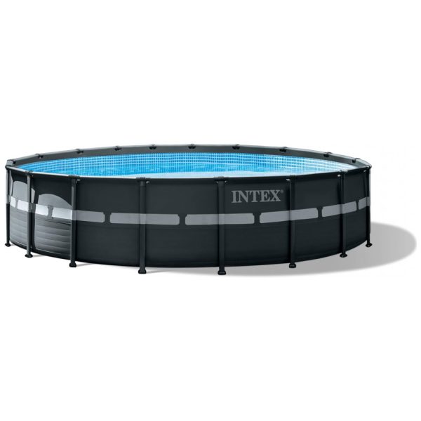 ectqs84pd3f70b_0 jpg - Piscina Estruturada Redonda 26.384 Litros 5,5 Metros comn Bomba de Filtro, Resistente a Perfurações, INTEX 26329EH Ultra XTR