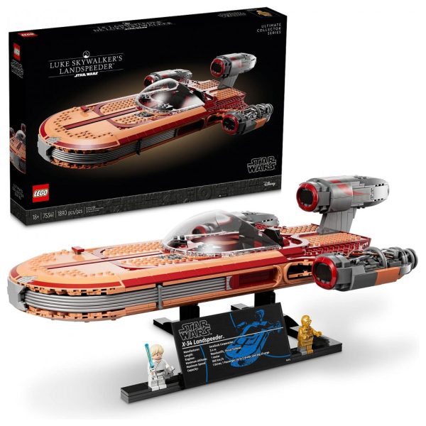 ectqsfpxlsx90b_0-1 jpg - LEGO Star Wars Luke Skywalkers Landspeeder 75341 Collectible Building Display Set for Adult Fans of Star Wars 1,890 Pieces