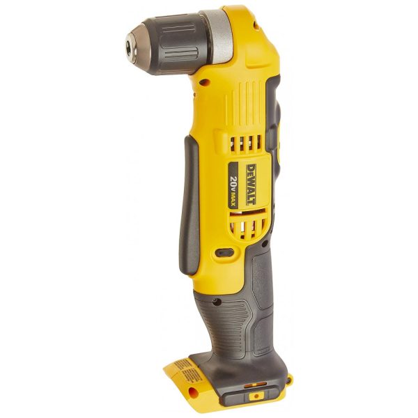 ectqshd7lm700b_0 jpg - Broca em Ãngulo Reto sem Fio com 2 Velocidades 600, 2000 RPM, 20V, DEWALT DCD740B, Amarelo