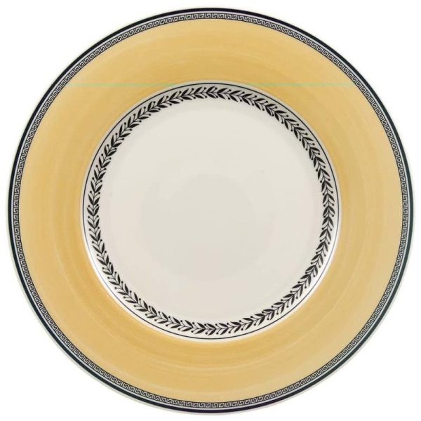 ectqt458c0000b_0 jpg - Prato para Jantar de 26 cm, Elegância e Praticidade em Sua Mesa com Formato Redondo e Material de Porcelana, Villeroy Boch, Amarelo, Branco e Cinza