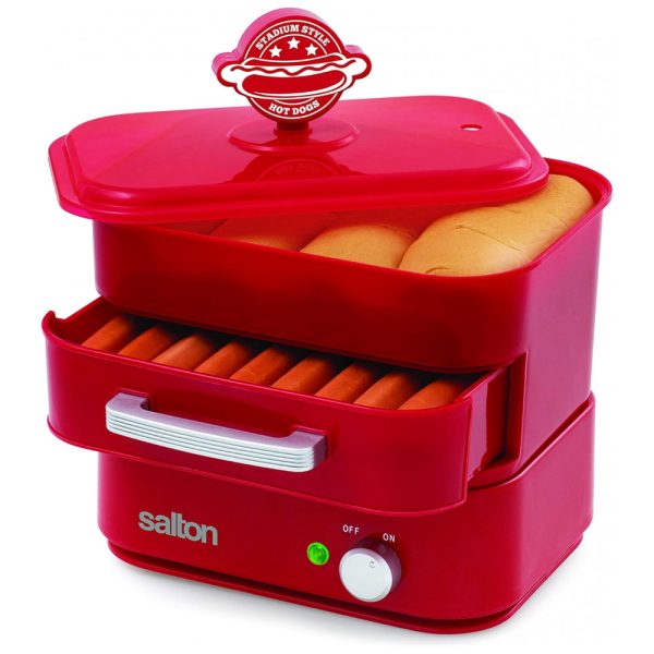 ectqt7hzdkx70b_0 jpg - Cozedor de Salsichas a Vapor Pronto em 5 Minutos, 110V Salton HD1905, Vermelho