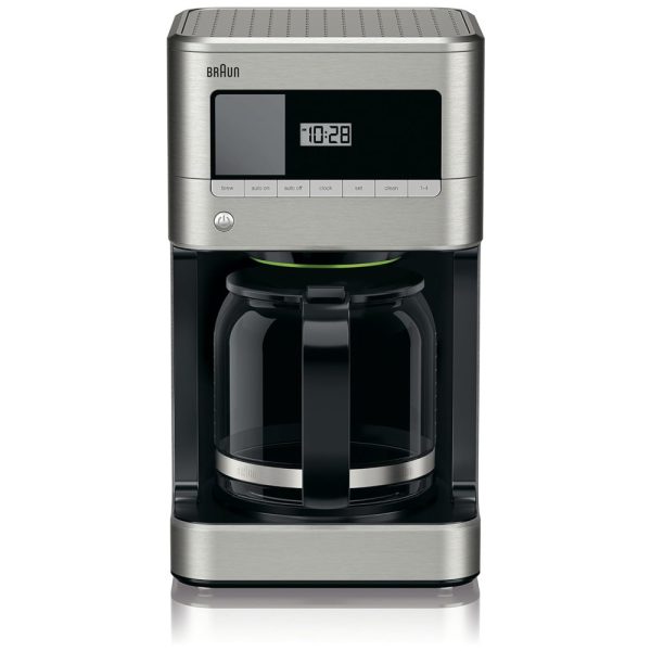 ectqtr3xvxf70b_0 jpg - Cafeteira Elétrica Programável de vidro com gotejamento BrewSense, 12 xícaras, aço inoxidável, BRAUN KF7070, Prateado