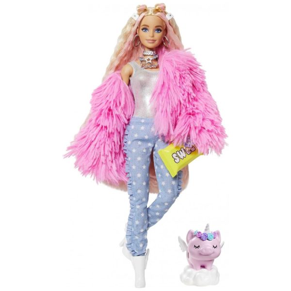 ectqtxcb6yc80b_0-1 jpg - Boneca Extra com 15 Acessórios Fashion para Crianças de 3 anos ou Mais, BARBIE GRN28, Rosa